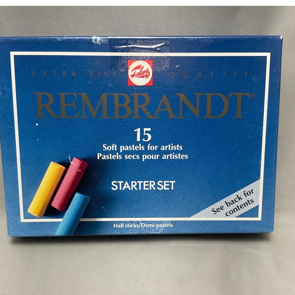 Rembrandt Soft Pastels Artists 15 Half Sticks Starter Set Multi Color Holland